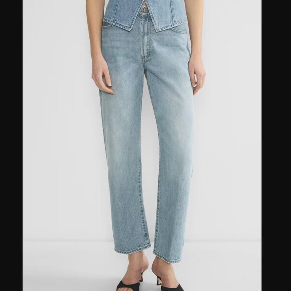 NWT Aritzia Denim Forum 90s So-Soft Hi-Rise Baggy in 7 Yrs Bleu Taboo | Size 26 - Picture 3 of 11